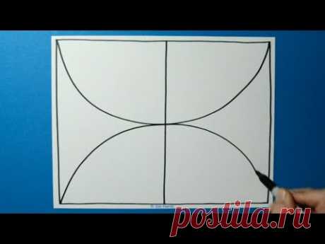 Spiral Drawing #318 / Astonishing 3D Pattern / Satisfying Line Illusion / Daily Art Therapy