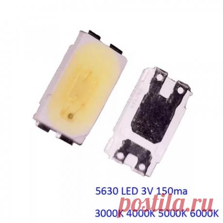 Оригинальный KoreaLG 5630SMD светодиодный ультратонкое естественное освещение CRI 80 максимальный ток 200ma 3V 2700K 4000K Применение для светильник в виде трубки окружающей среды троффер|led led|led 2700kled tube | АлиЭкспресс