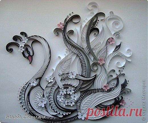 Лебедь МК квиллинг.