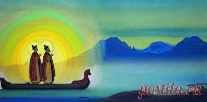 Борис и Глеб. Николай Рерих. Картина. Картина, фото, художник Рерих