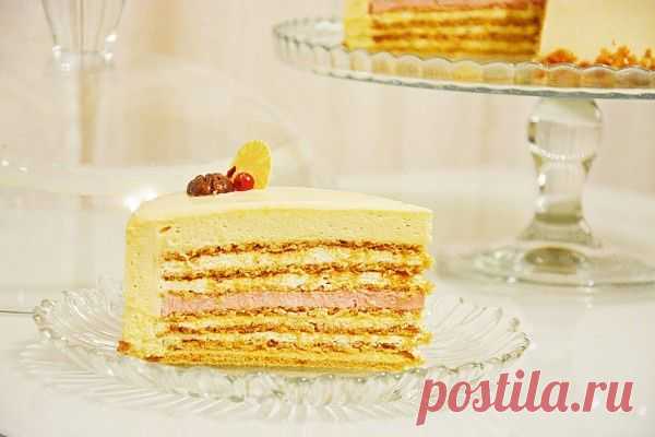 Sweet & Spicy - Медово-карамельный торт с клюквой.