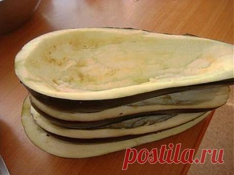 Баклажаны, фаршированные грибами и фаршем » Домашние рецепты