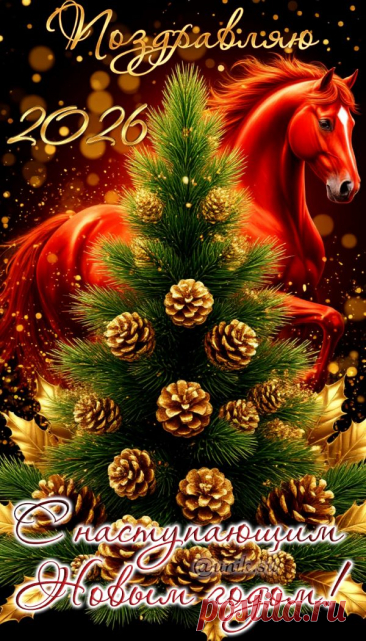 картинки с наступающим новым годом 2026