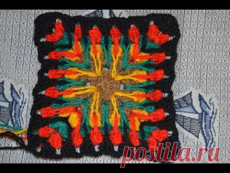 ▶ Бабушкин квадрат по-испански - YouTube
