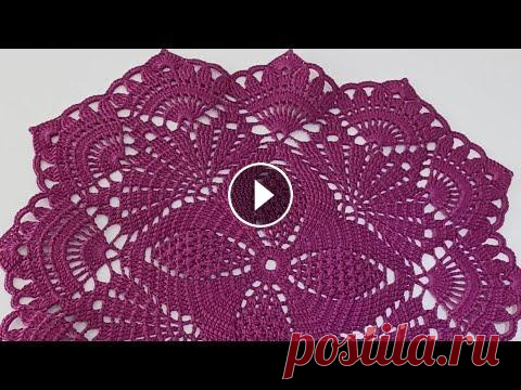 Квадратная салфетка крючком. Первая часть. Крючок. Крючок для начинающих. Bearbeitet von YouCut:https://youcutapp.page.link/BestEditor...