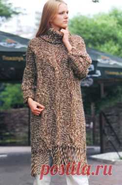 Вязаный свитер. Вязание спицами для женщин. Узелок.ру