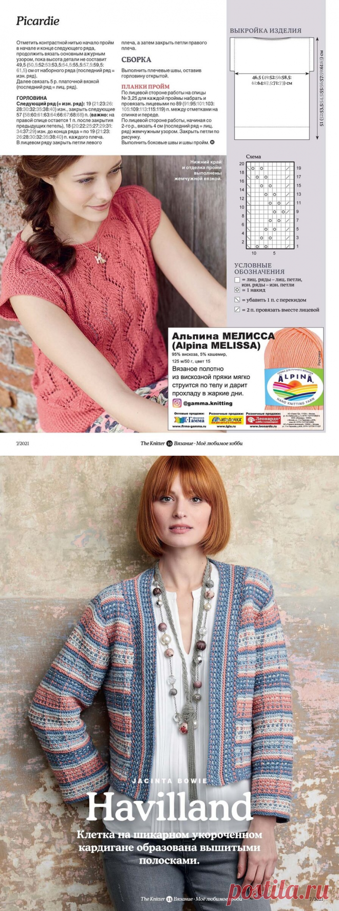 Журнал The knitter 7 выпуск, 2021 год. На русском языке