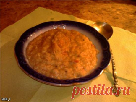 Каша гороховая с овощами