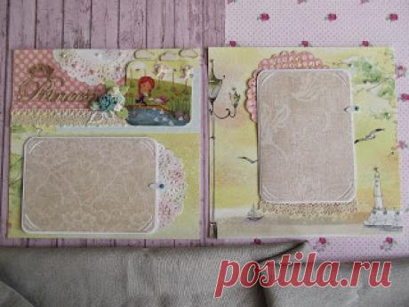 Солнце в ладонях: СП Альбом "Shabby Baby Chic"- Этап №2. Второй разворот.