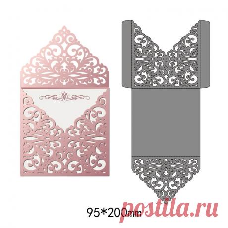 Цветочный кружевной каймой металлический Трафаретный вырубной штамп для изготовления ювелирных изделий Скрапбукинг DIY альбом Бумага тиснение открытки, декоративные поделки Ножи пресс-форм - купить по выгодной цене | AliExpress