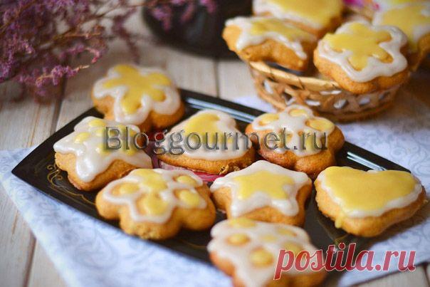 Медовые пряники с глазурью.