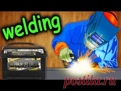 Как сделать точечную ( контактную ) сварку своими руками / How to make a spot (contact) welding