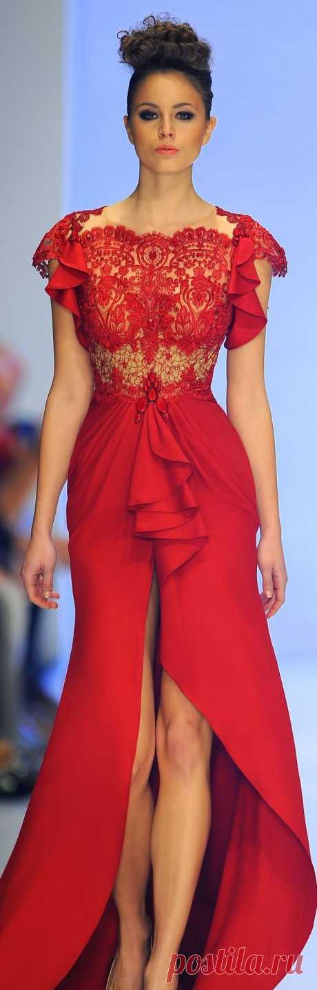 Fouad Sarkis - Red Haute Couture - 2014