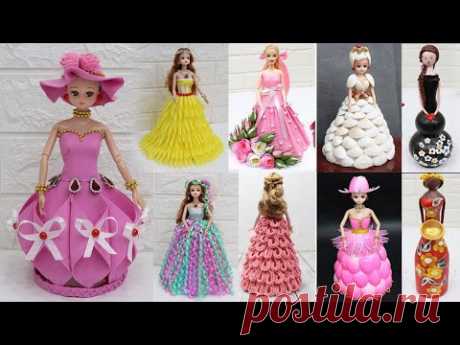 11 Doll decoration from 11 different materials