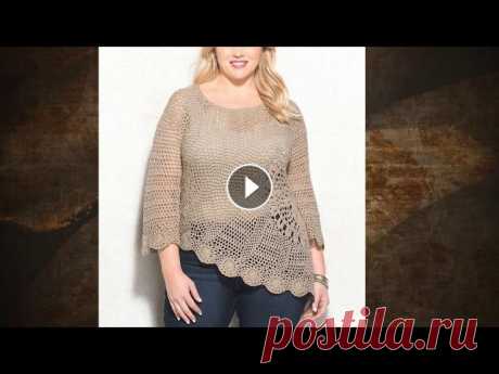 Pletena moda Вязание для полных дам (Crochet &amp; knitting) Женские Креативные Пуловеры, Вязаные Спицами - 2019/ Women's Creative Pullovers Knitted NeedlesЕще больше идей в тема РУКОДЕЛИЕ ВЯЗАНИЕ ИДЕИ СТИЛЬ#cro...