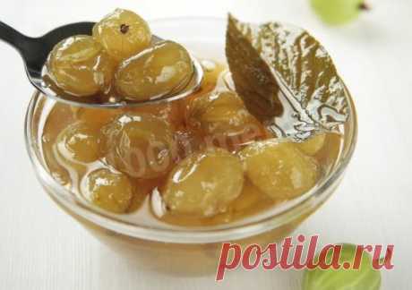 Царское варенье из крыжовника с вишневыми листьями рецепт с фото - 1000.menu