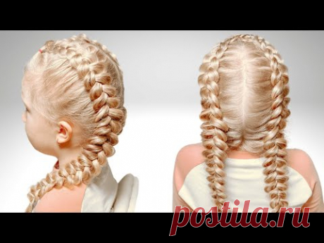 Французская коса | Простые косы своими руками