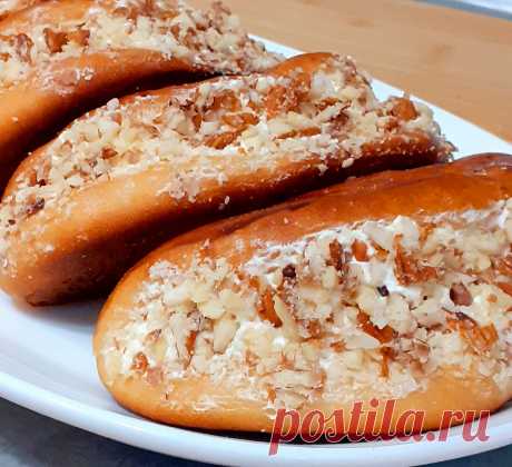 Вкуснейшие булочки»Лакомка» с самым простым кремом!