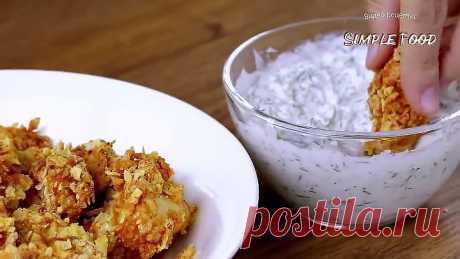 Куриные Наггетсы за 5 минут. Куриные СТРИПСЫ