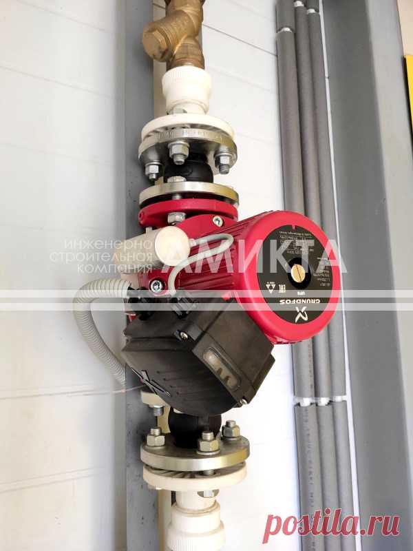 Производительный циркуляционный насос Grundfos (Дания) UPS 40-185 F обладает пропускной способностью 18 кубометров в час и способен функционировать в системах отопления с давлением до 10 бар, https://amikta.ru/otoplenie/