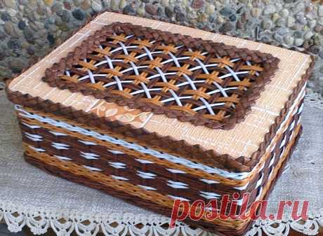 Крышка с цветным узором из трубочек — DIYIdeas