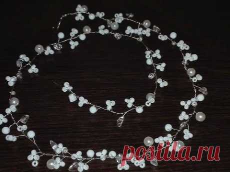 TUTORIAL-BRIDAL HAIR VINE TIARA-ACCESORIU SIRAG PENTRU MIREASA