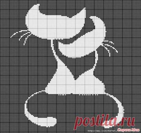 Котомания - 2. Узоры спицами. Жаккард - Вязание - Страна Мам