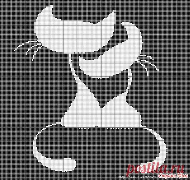 Котомания - 2. Узоры спицами. Жаккард - Вязание - Страна Мам