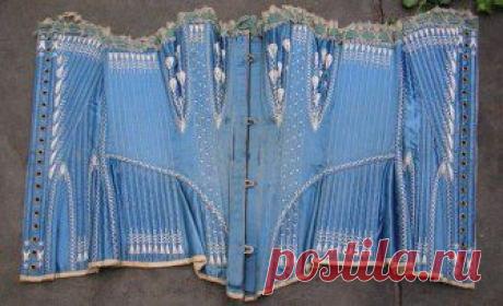 ИТАК продолжение тем КОСТЮМЕРУ на заметку
Вышивка &quot;Флоссинг&quot; в корсетах используется для украшения, а так же для фиксирования косточки у оснований. Для вышивки используют различные нити, в частности-мулине, также отлично смотрятся натуральные шелковые нити. Ниже представлено несколько схем вышивки и вид в изделии.