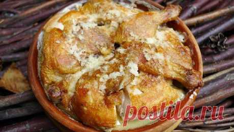 Чкмерули: цыпленок табака под чесночно-молочным соусом