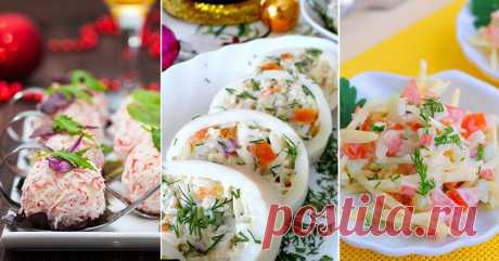 Рецепты салатов с крабовыми палочками