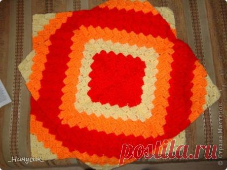 Вязание ковриков крючком мастер класс
