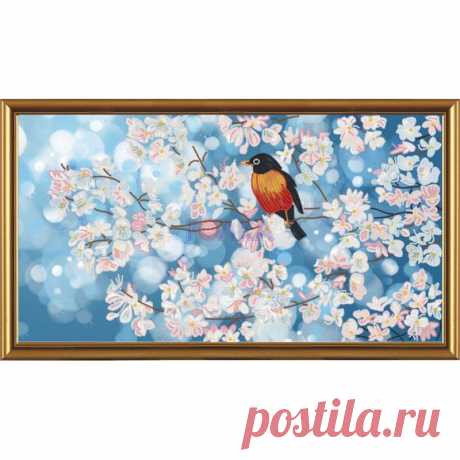 НК 6238 Весенние трели. Новая Слобода. Набор для вышивания бисером