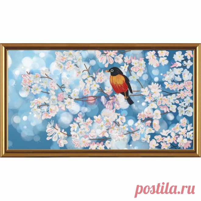 НК 6238 Весенние трели. Новая Слобода. Набор для вышивания бисером