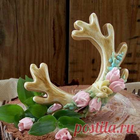 "Дикий Лес" пряничный декор для торта #пряникиотгалинызагребельной