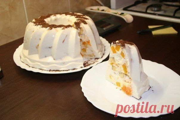 Бланманже с персиками 120 ккал/100 гр - Простые рецепты Овкусе.ру