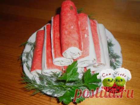Фаршированные крабовые палочки