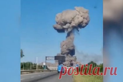 На севере Украины произошел сильный взрыв