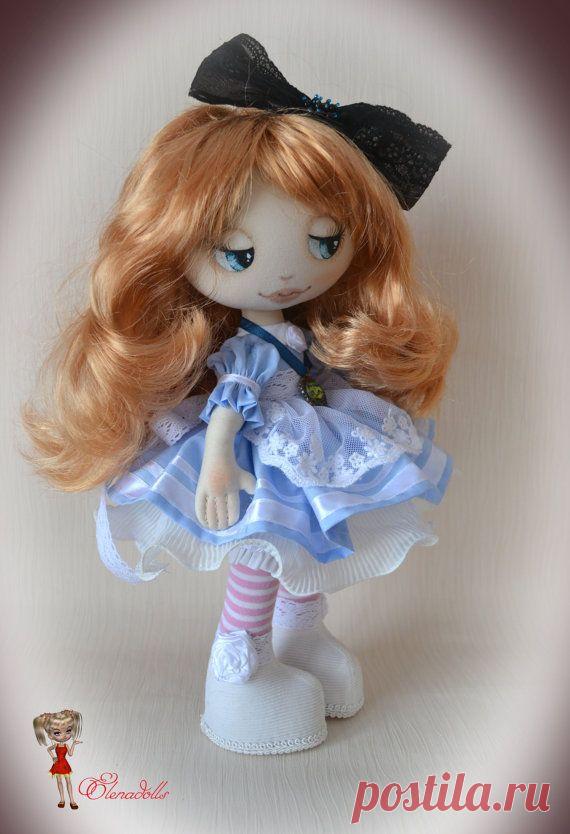 Алиса в стране чудес. 15 дюймов high.Girl. Redhead от Elen ...