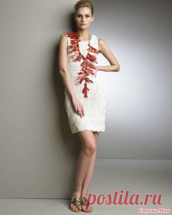 *Платье крючком от Оскар де ла Ренте. http://mizrah.ru/  http: //s214.photobucket.com/albums/cc275/DessySims/Crochet/Oscar%20Dela%20Renta/