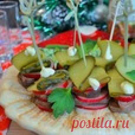 Канапе под водочку Кулинарный рецепт