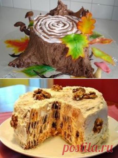 Торт «Трухлявый пень»