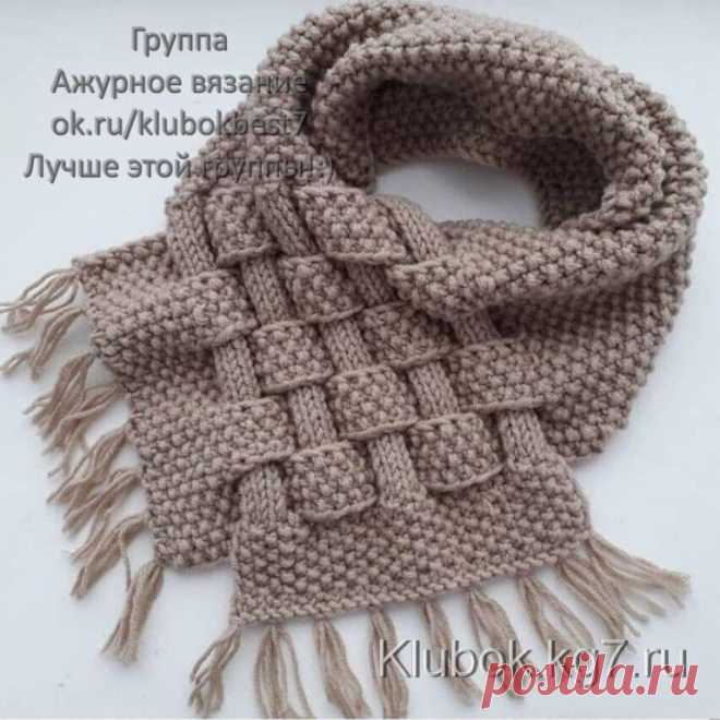 Снуд спицами | Клубок