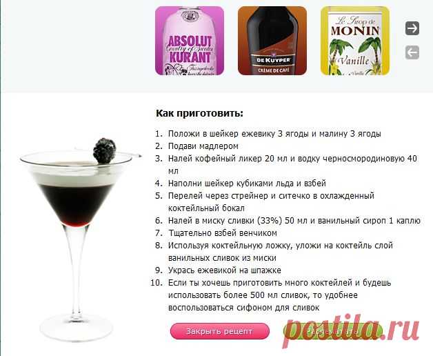 Коктейли / Inshaker – это все о коктейлях и даже больше.