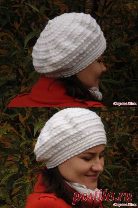 Первый блин - НЕ КОМОМ. связала берет по авторской работе Татьяны Пантелеевой. - Страна Мам