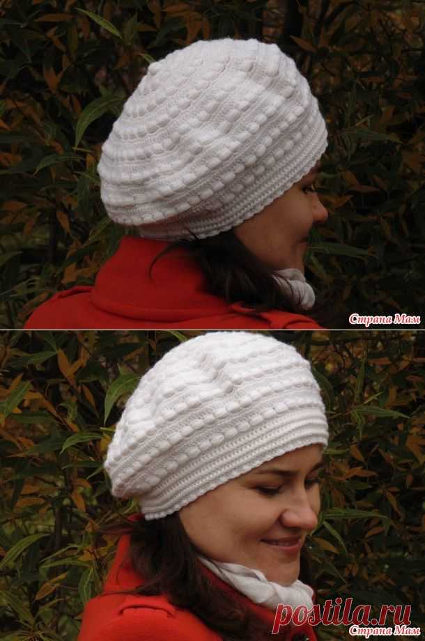 Первый блин - НЕ КОМОМ. связала берет по авторской работе Татьяны Пантелеевой. - Страна Мам