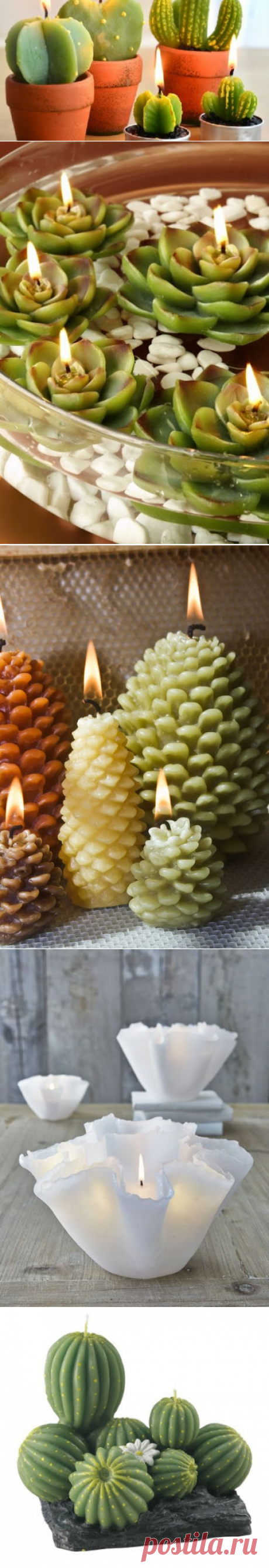 Prácticas Ideas para el Hogar...: Diseños de Velas muy Cretivos