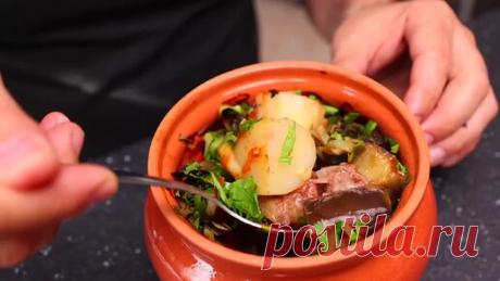 ЧАНАХИ - ГРУЗИНСКОЕ БЛЮДО с МЯСОМ и ОВОЩАМИ | ГЕОРГИЙ КАВКАЗ | Дзен