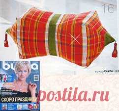 Dublirin-Шьем сами-Подушка-валик в восточном стиле