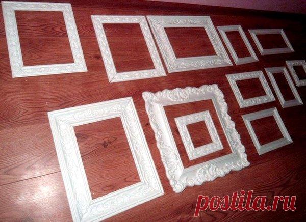 Рамка для картины из потолочного плинтуса своими руками | 33 Поделки | Яндекс Дзен